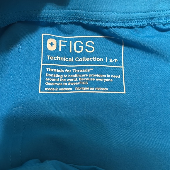 FIGS jogger scrub pants extreme blue - Picture 5 of 5